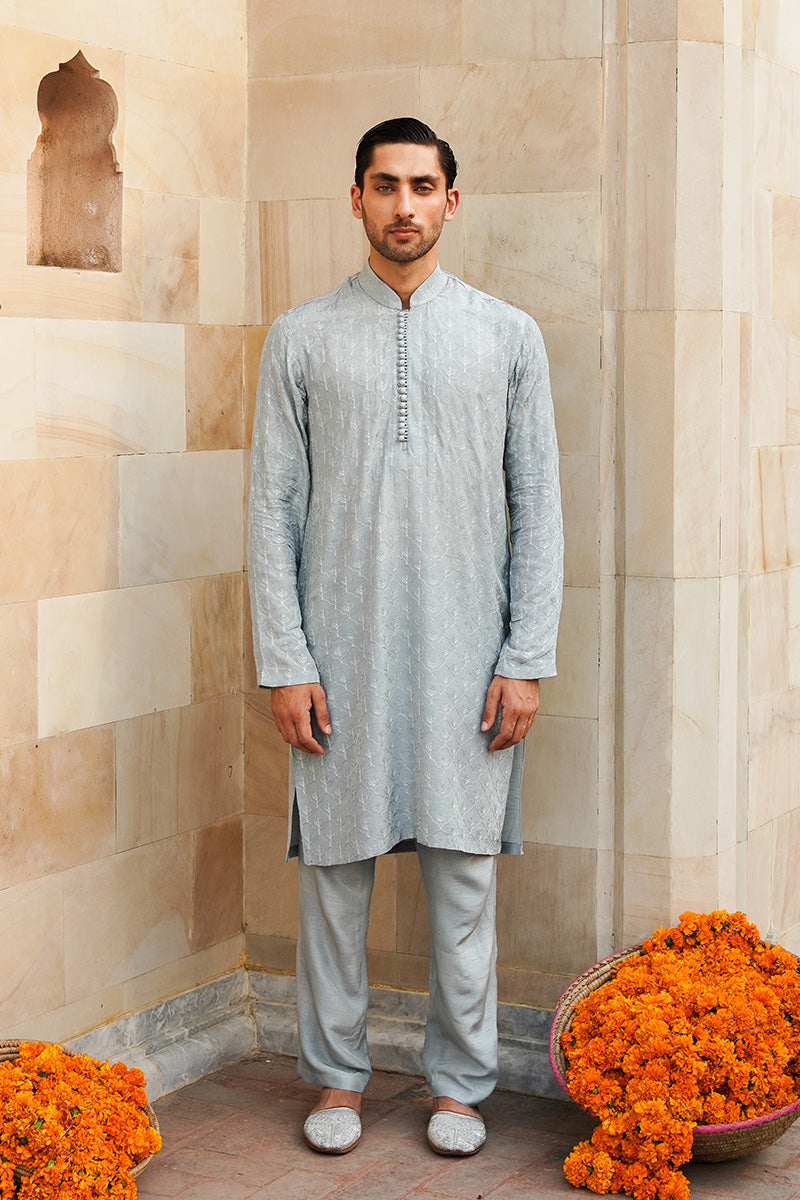 Shop Designer Green Luxury Kurta Pajama For Men Online – Republic