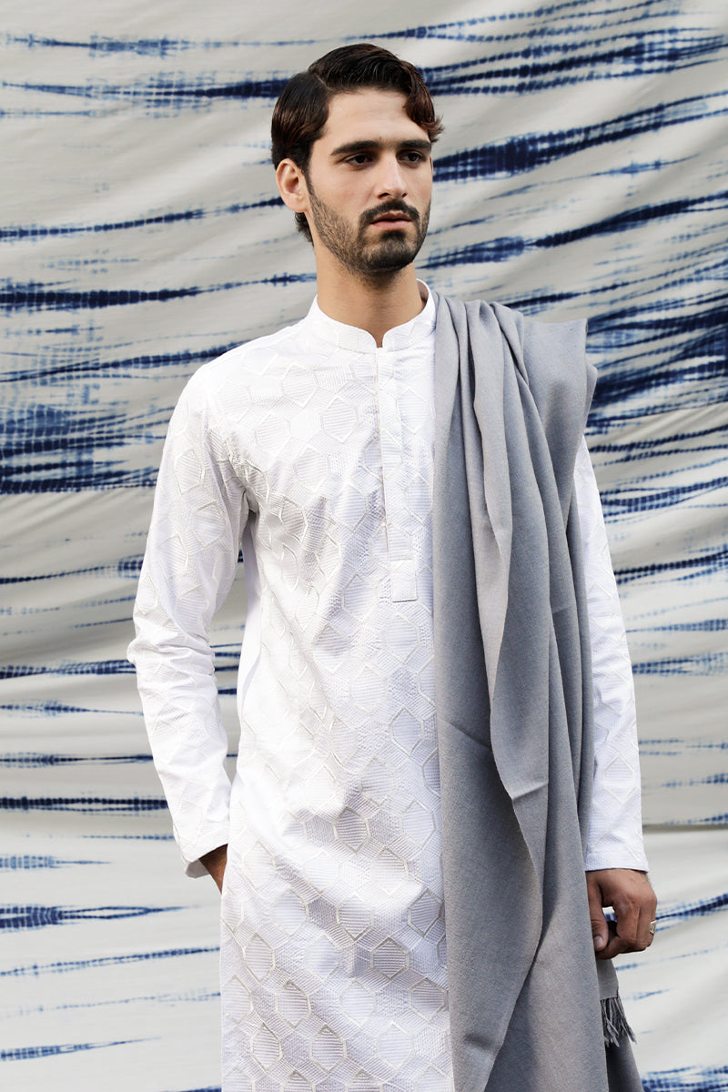 Latest white kurta online pajama style