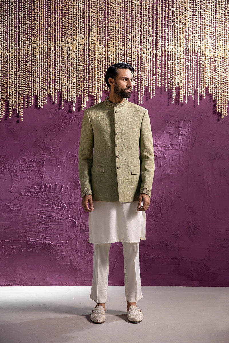 Buy Wedding Mint Green Prince Coat for Men's at Republic Menswear