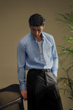Powder Blue Striped Shirt