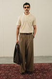 Cream Beige Polo Shirt