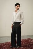 White Cotton Striped Shirt
