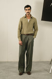Olive Green Casual Shirt
