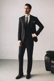 'NERO' BLACK THREE PIECE SUIT