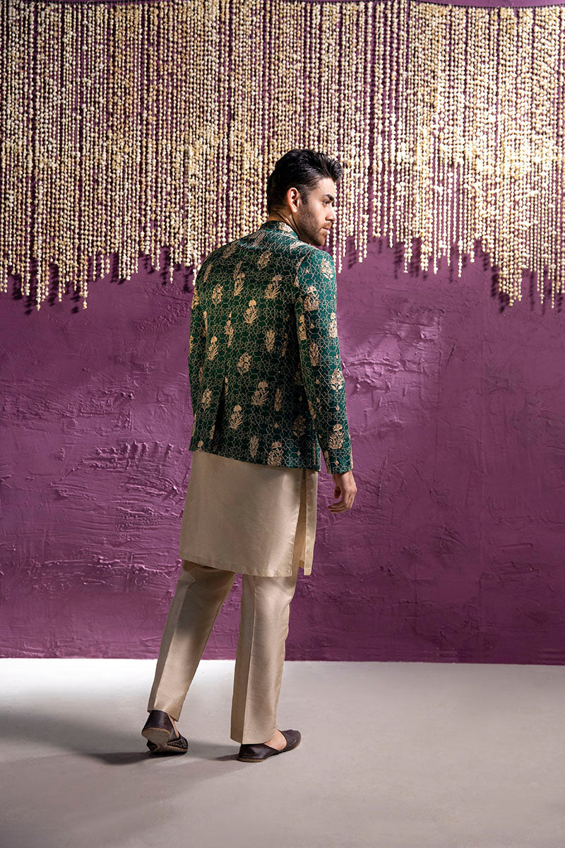Buy Wedding Green Prince Coat for Men's at Republic Menswear