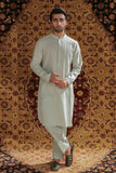 MINT GREEN SELF COTTON KURTA AND TROUSER